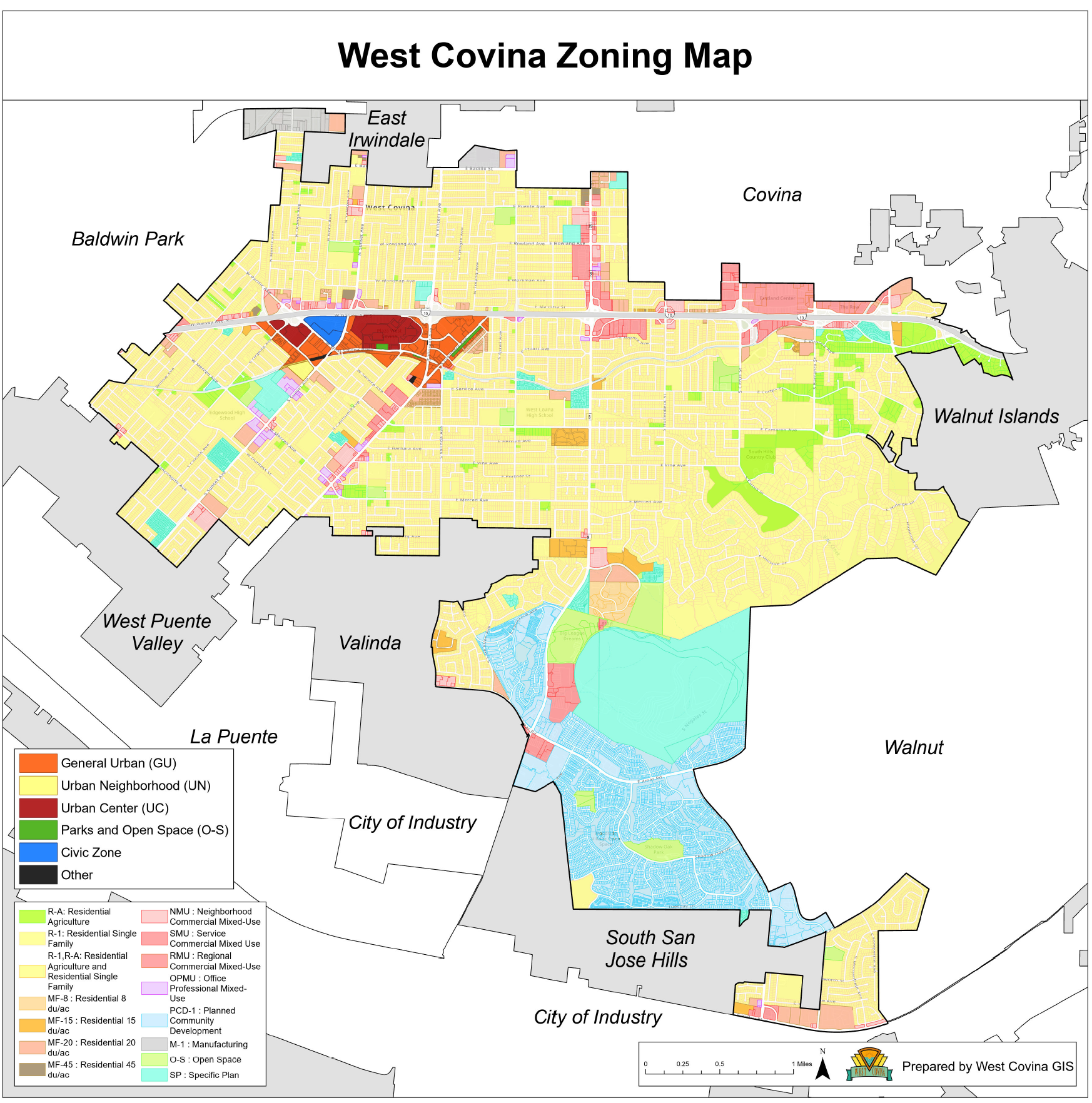 West Covina Zoning Map (JPEG)